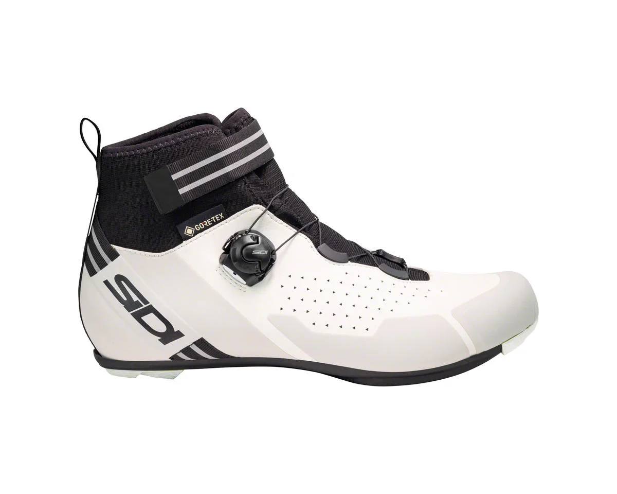 Sidi Nix Road Cycling Boot (White/Black) (3-Bolt) (48) (Millenium Fit)
